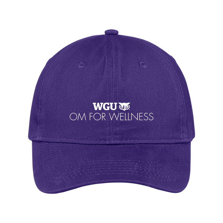 Port & Company® - Brushed Twill Low Profile Cap - OM for Wellness