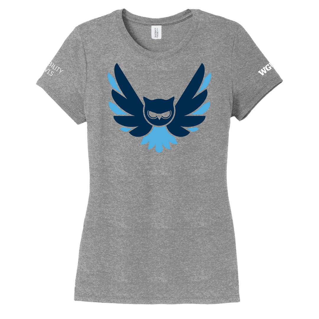 District Made® Ladies Perfect Tri® Crew Tee - Disability Owls 2023
