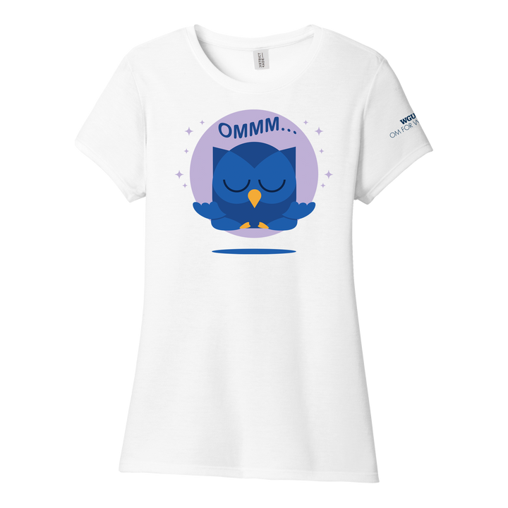 District Made® Ladies Perfect Tri® Crew Tee - OM for Wellness