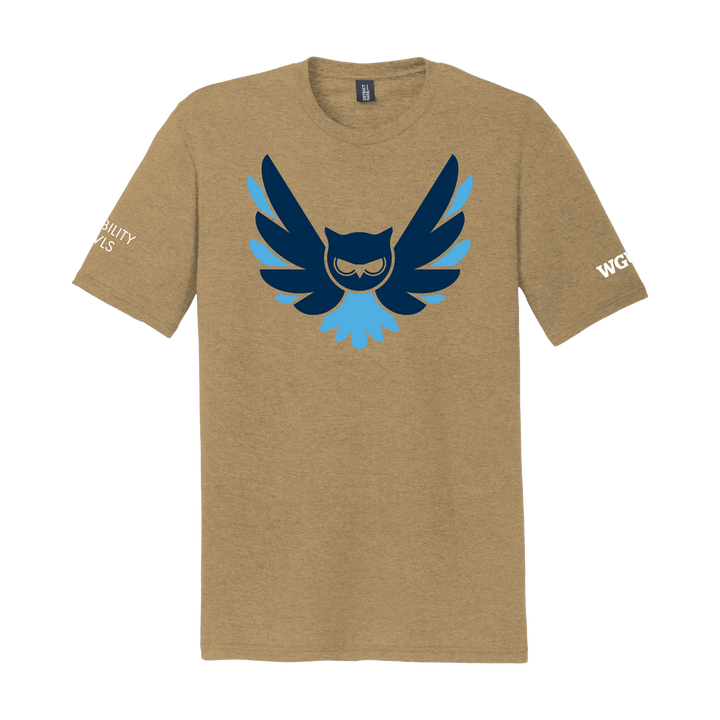 District® - Young Mens Tri-Blend Crew Neck Tee - Disability Owls 2023