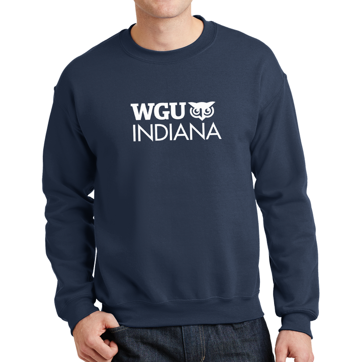 Port & Company® Core Fleece Crewneck Sweatshirt - Indiana