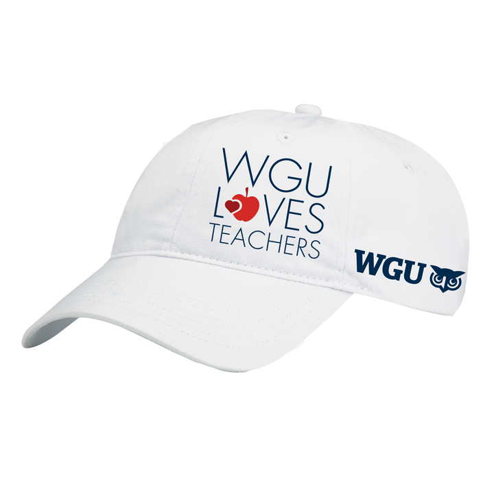 Port & Company® - Brushed Twill Low Profile Cap - WGU Loves Teachers