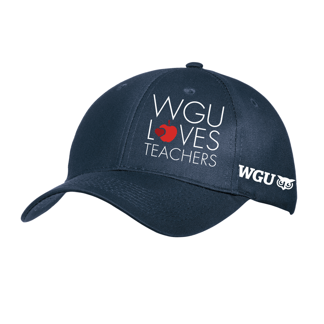Port & Company® - Six-Panel Twill Cap - WGU Loves Teachers