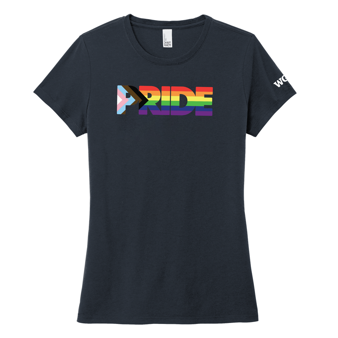 District Made® Ladies Perfect Tri® Crew Tee - LGBTQ+ Pride