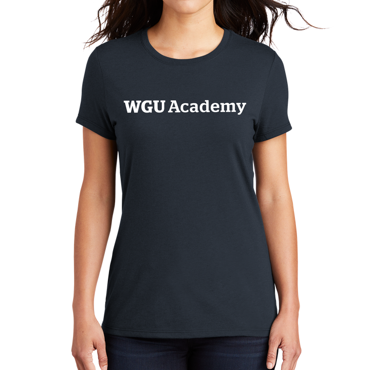 District Made® Ladies Perfect Tri® Crew Tee - WGU Academy