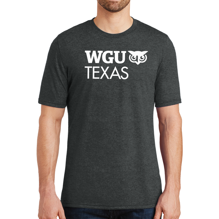 District® - Young Mens Tri-Blend Crew Neck Tee - Texas