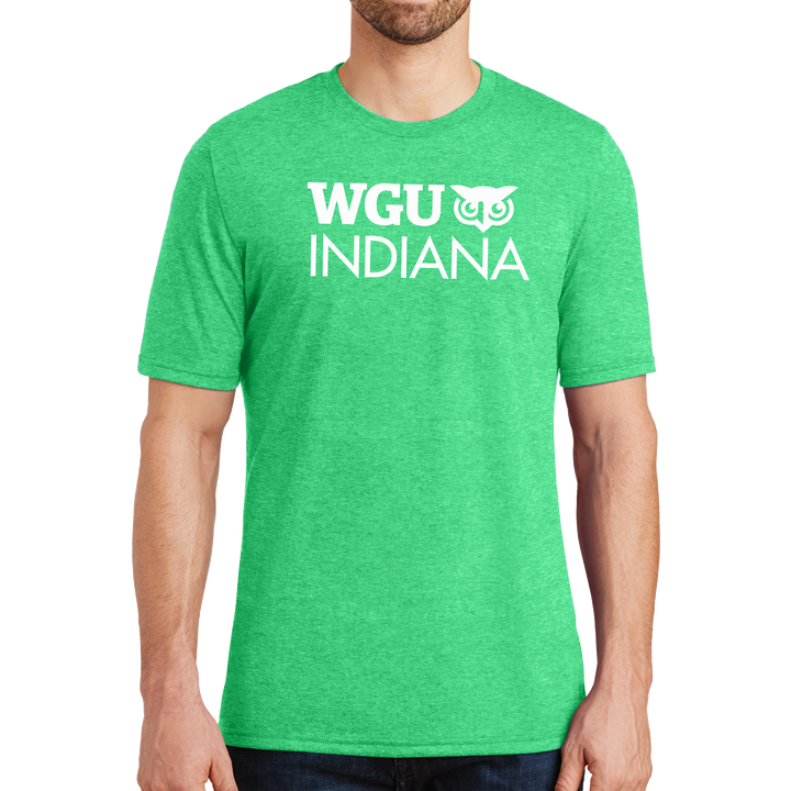 District® - Young Mens Tri-Blend Crew Neck Tee - Indiana