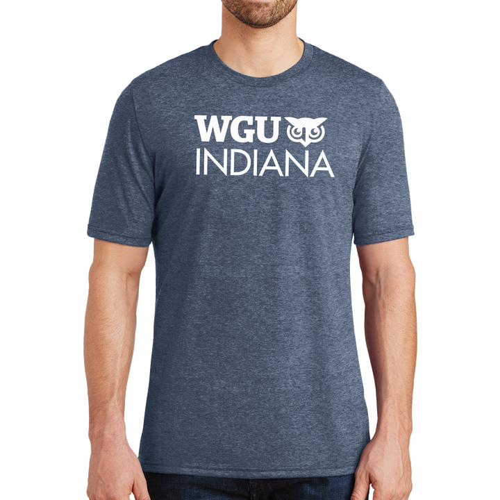 District® - Young Mens Tri-Blend Crew Neck Tee - Indiana