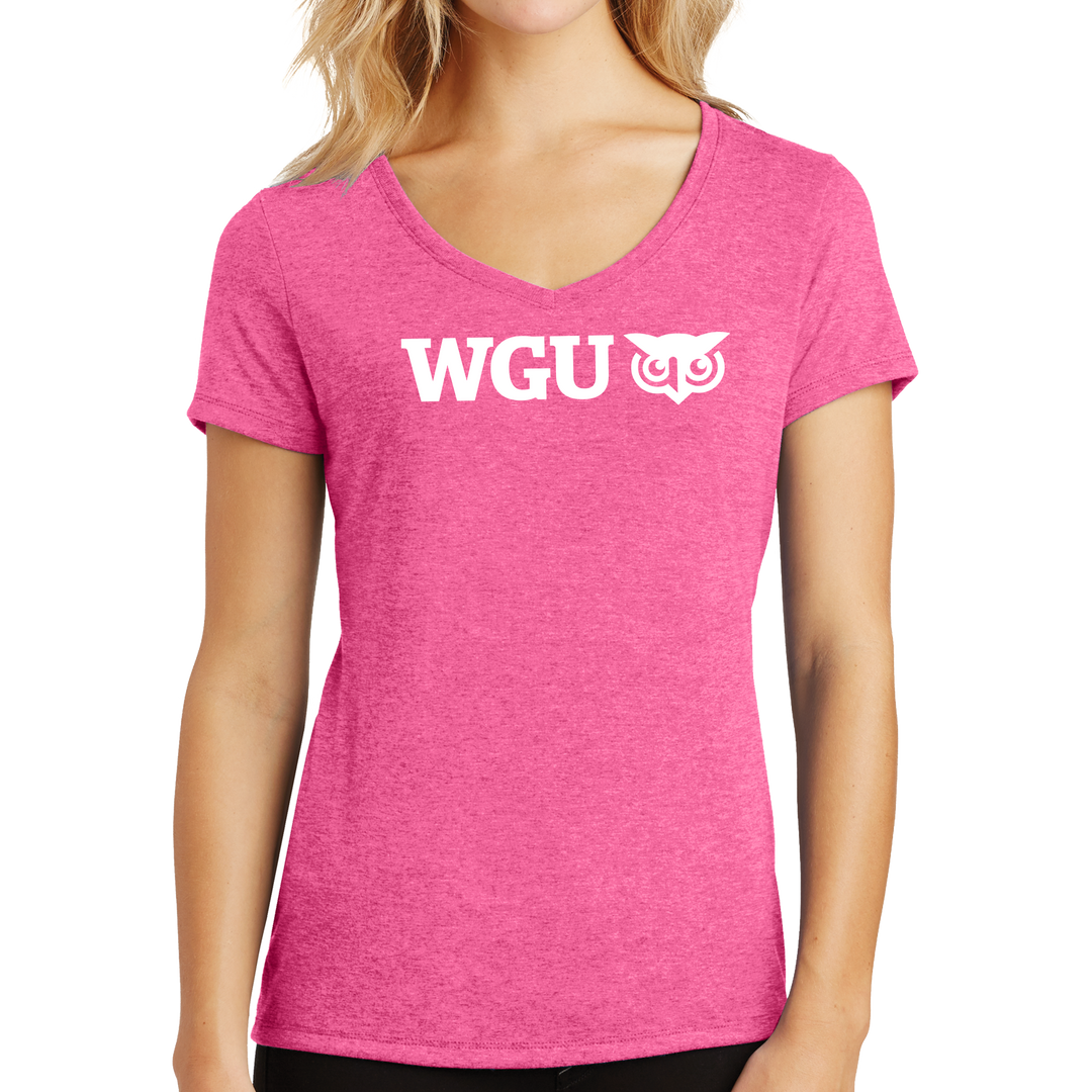 District Made® Ladies Perfect Tri® V-Neck Tee - October 2022