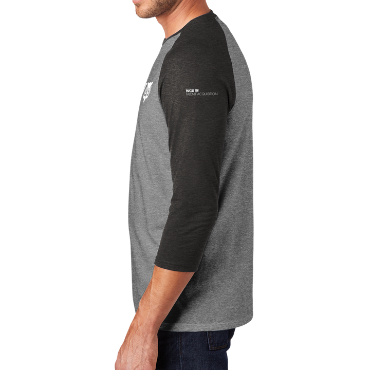 District Made® Mens Perfect Tri® 3/4-Sleeve Raglan - Talent Acquisition