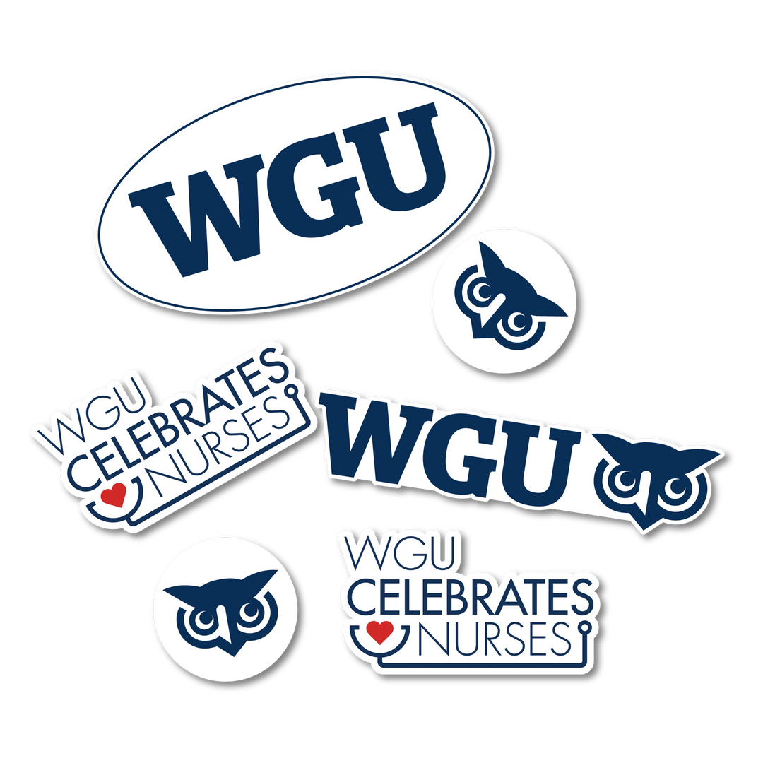 WGU Celebrates Nurses Sticker Pack
