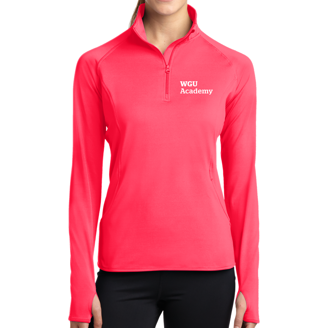 Sport-Tek® Ladies Sport-Wick® Stretch 1/2-Zip Pullover - WGU Academy