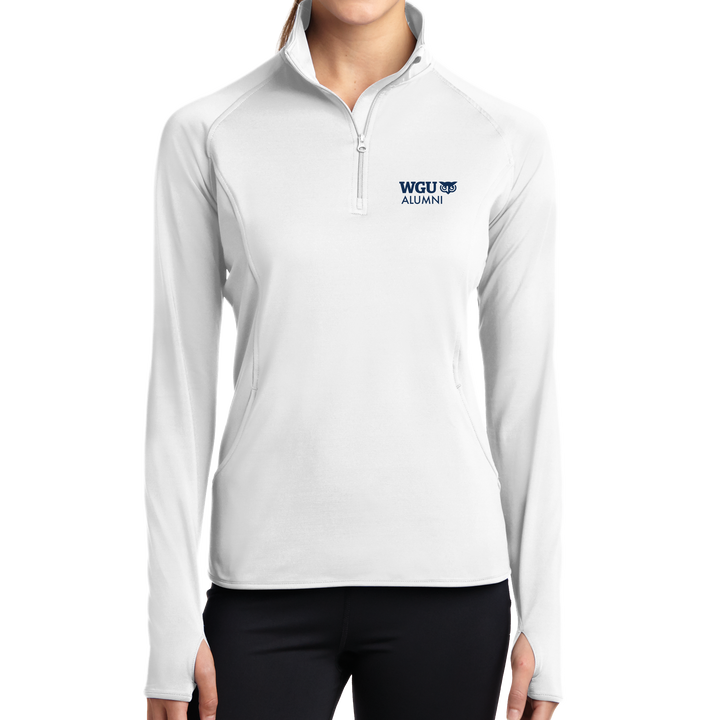 Sport-Tek® Ladies Sport-Wick® Stretch 1/2-Zip Pullover - Alumni