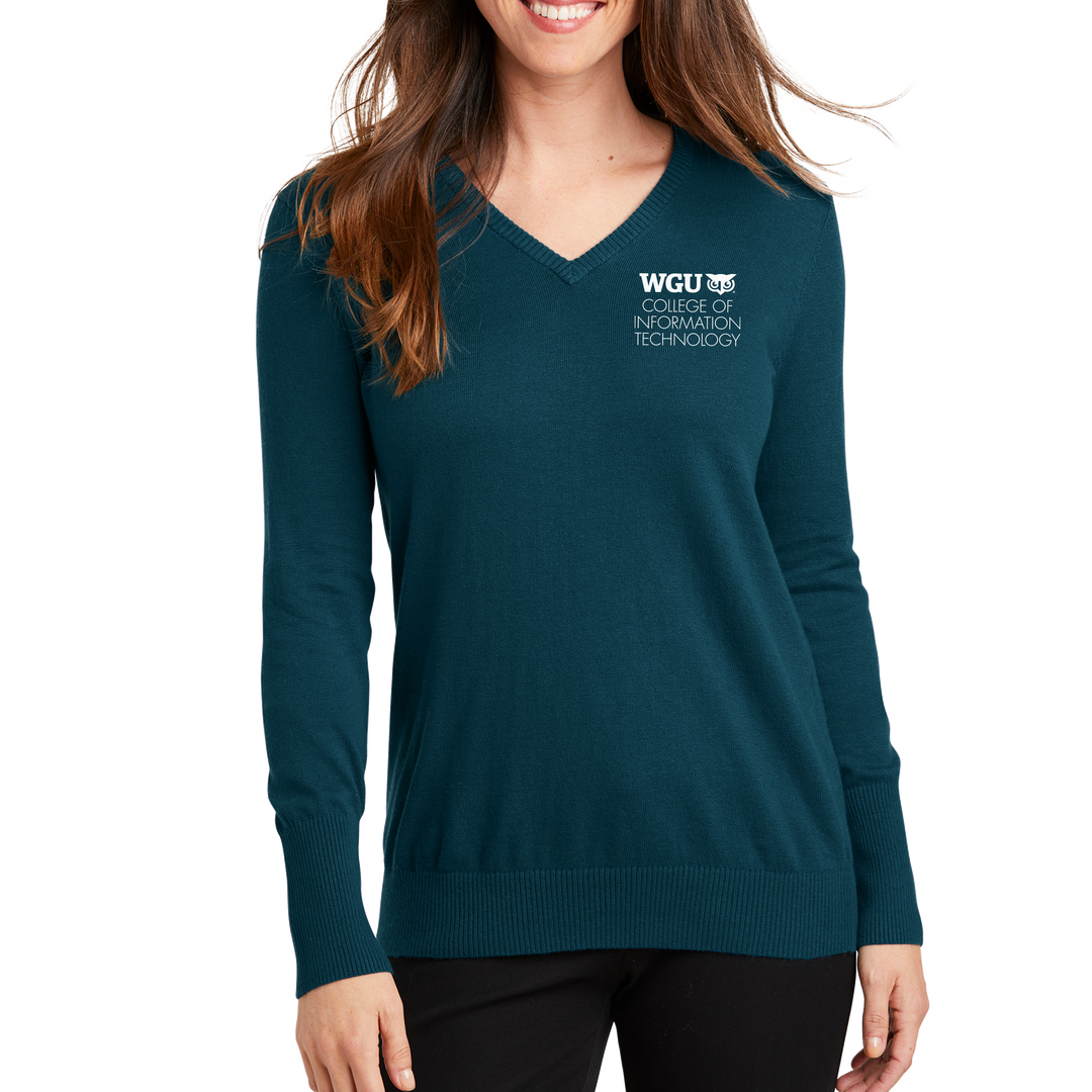 Port Authority® Ladies V-Neck Sweater - COIT