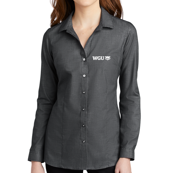 Port Authority ® Ladies Pincheck Easy Care Shirt
