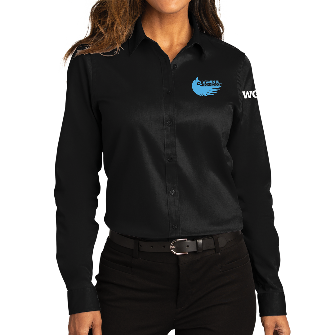 Port Authority® Ladies Long Sleeve SuperPro ™ React ™ - Women in Tech