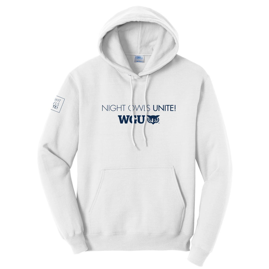 WGU Night Owls Unite - Port & Company® Unisex Core Fleece Pullover Hooded Sweatshirt