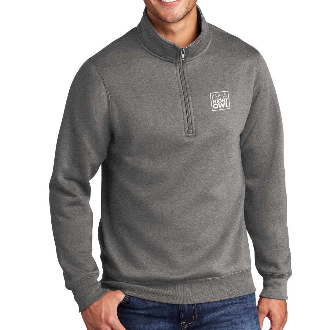 Port & Company Core Fleece 1/4-Zip Pullover Sweatshirt - Night Owl