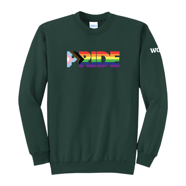 Port & Company® Unisex Core Fleece Crewneck Sweatshirt - LGBTQ+ Pride