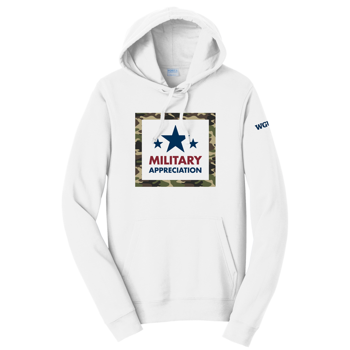 Port & Company Fan Favorite Fleece Pullover Hooded Unisex Sweatshirt - Military Appreciation
